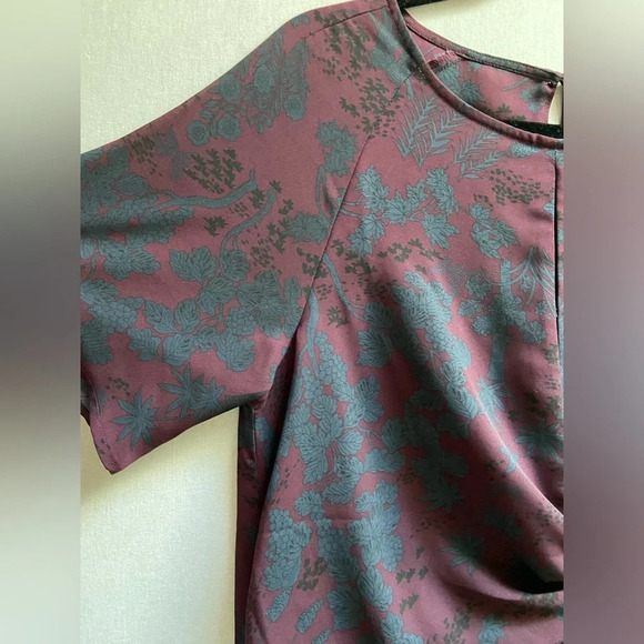 Monk & Lou  floral shift dress Sz XS - Picture 4 of 11